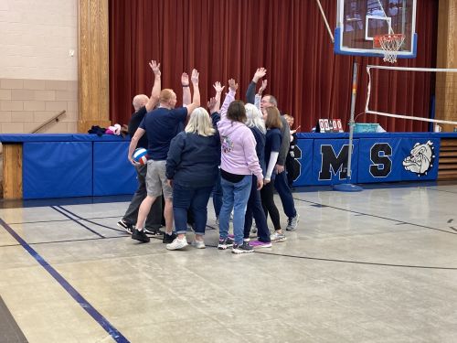 Staff vs. Student Volleyball!